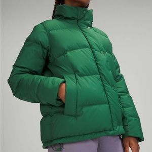 Lululemon Wunder Puff Jacket – Everglade Green – Size 4